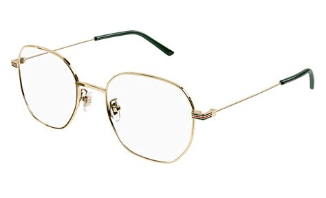 Gucci Men's Gg1125oa Gold Round Optical Glasses 